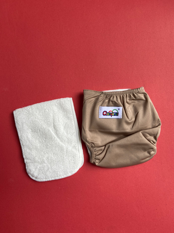 Solid Reuseable Diapers With Linner