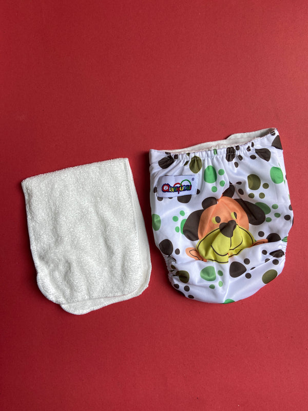 Printed Reuseable Diapers With Linner