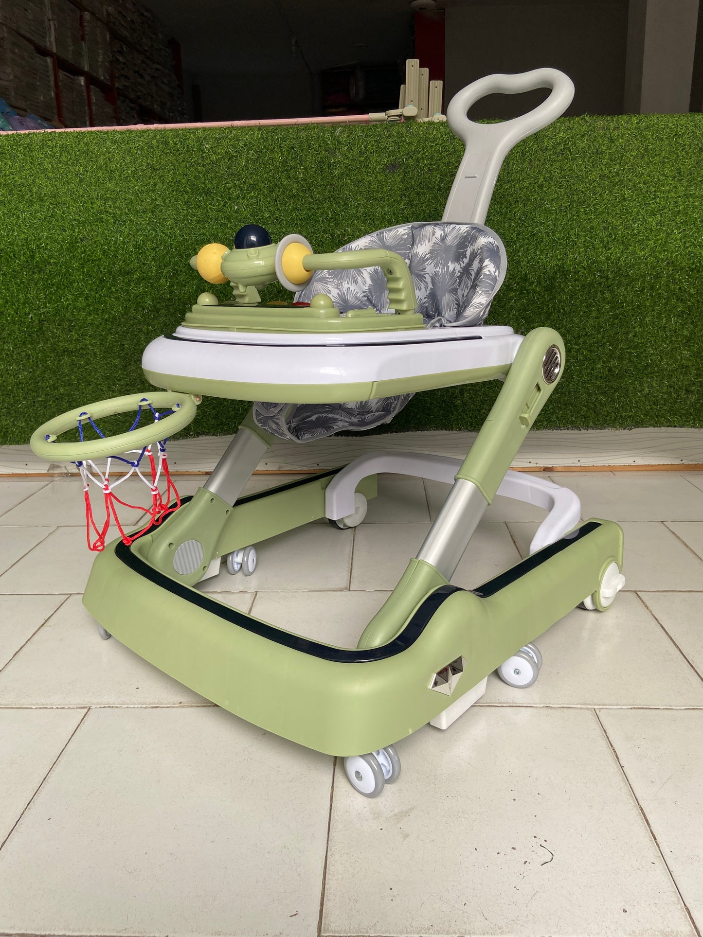 2 in 1 Baby Walker With Basket Ball Style-BZ-803T