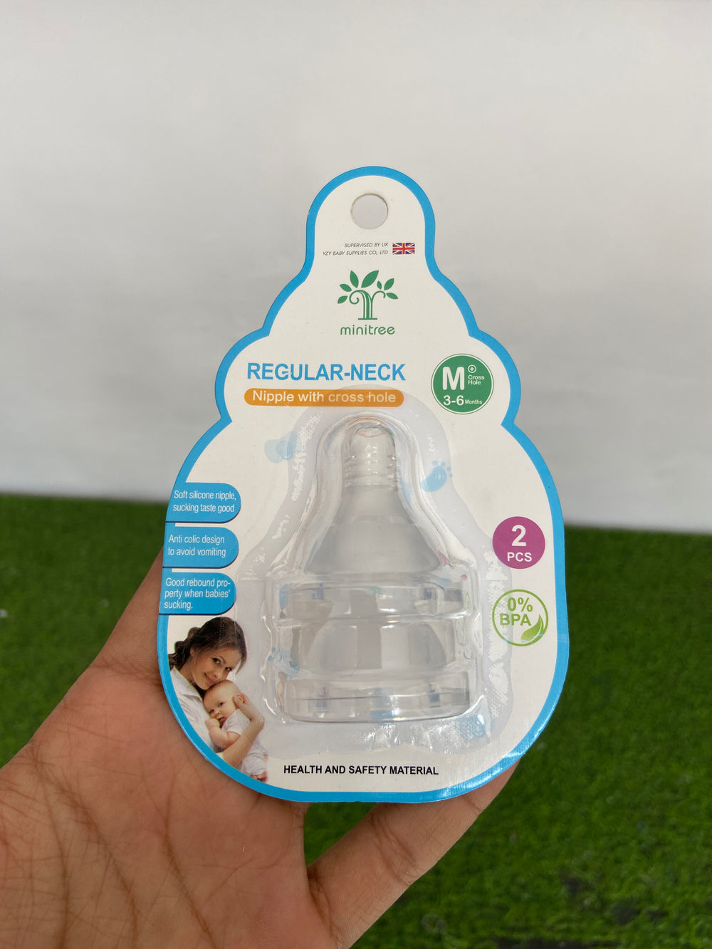 2 Piece Teat Set Wide & Regular Neck (3-6M)