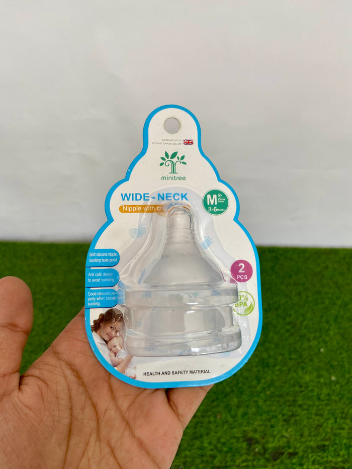 2 Piece Teat Set Wide & Regular Neck (3-6M)
