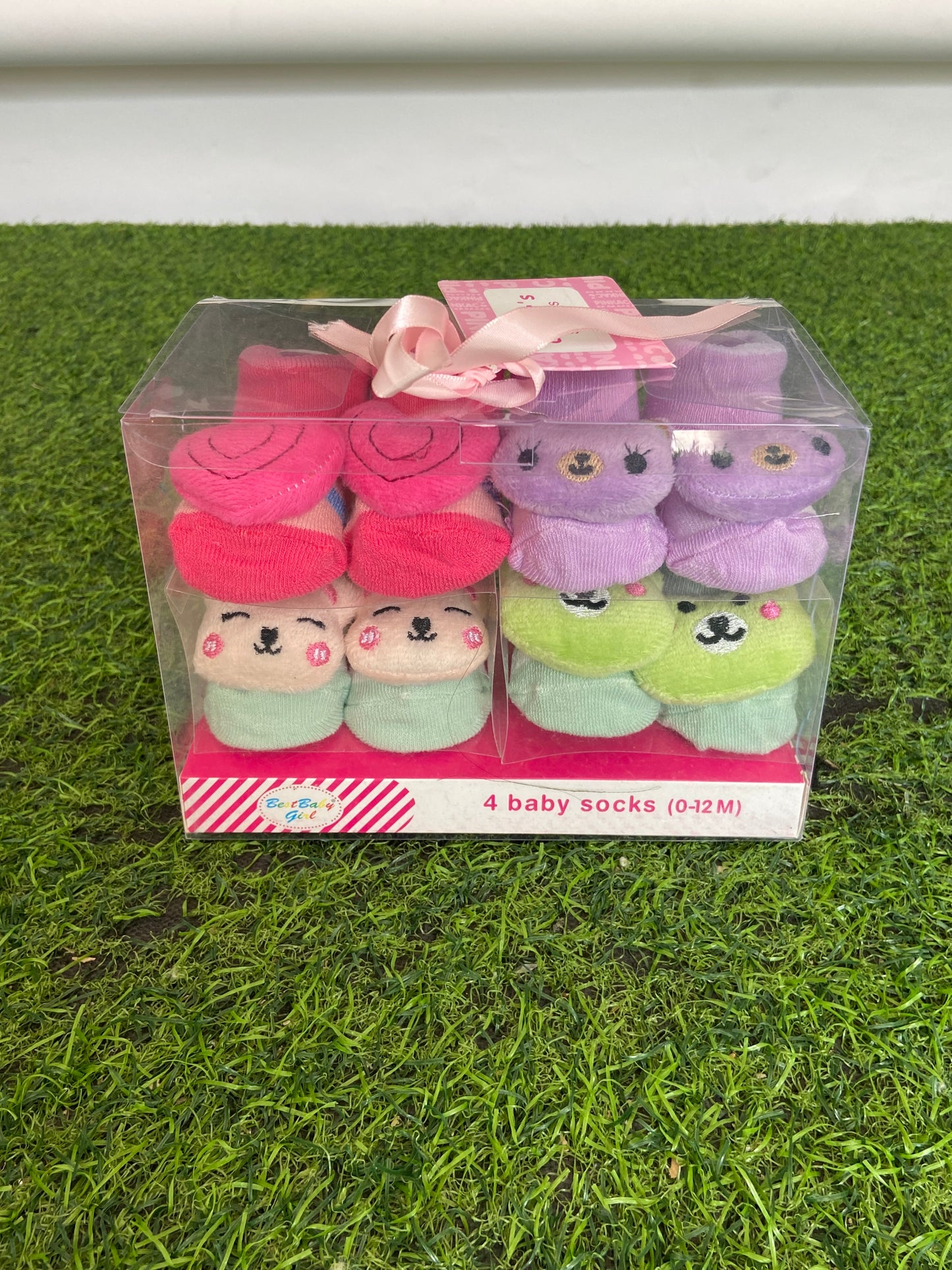 SH570-Pack of 4 Baby Socks