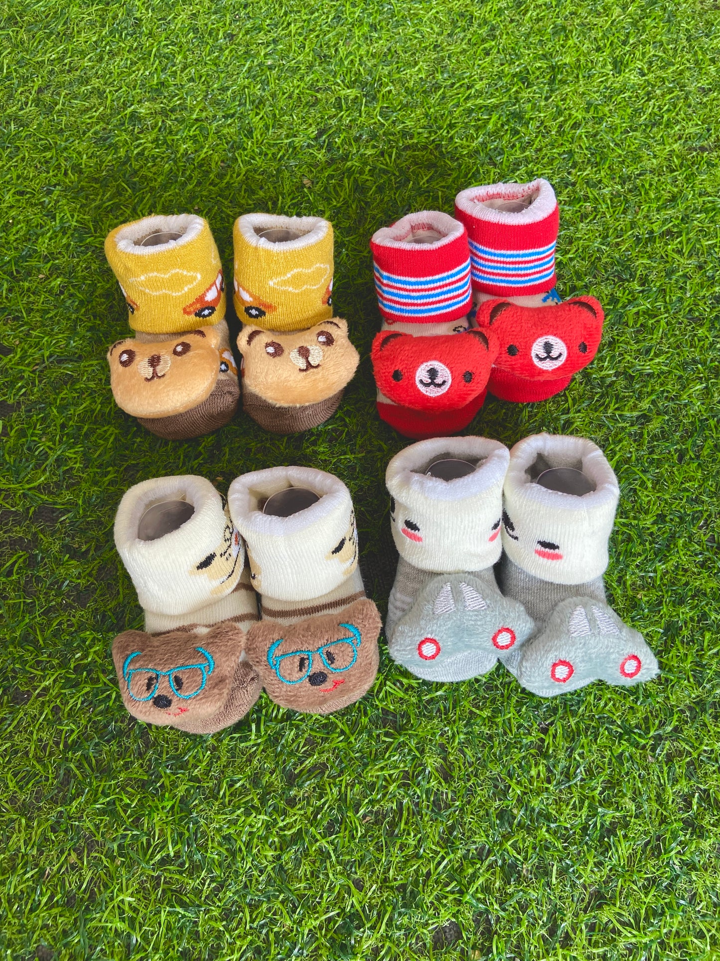 SH570-Pack of 4 Baby Socks