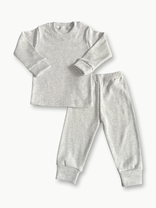 N882-Ash White Warmer Set (9M-10Y)