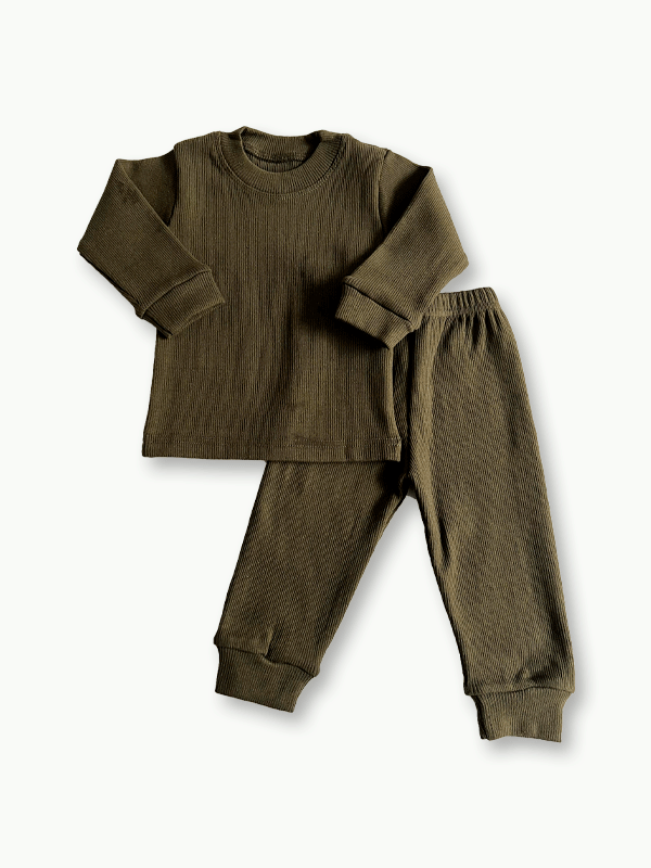 N892-Dark Green Warmer Set (9M-10Y)