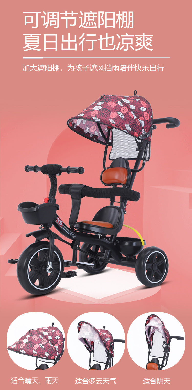 Children Stroller Type Tricycle With Light and Music