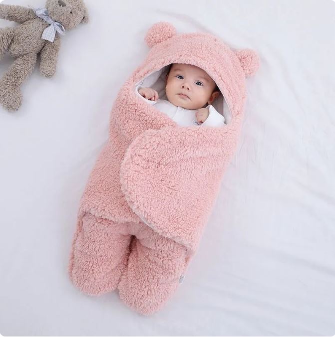 SHT351-Baby Romper Blanket Wrap (0-6M)