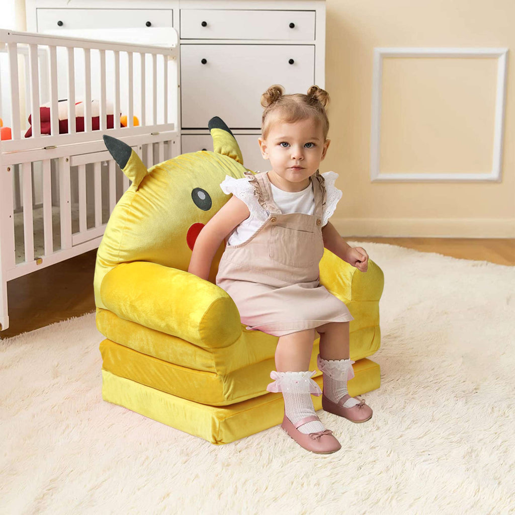 BG84-Yellow Pikachu Sofa Come Bed