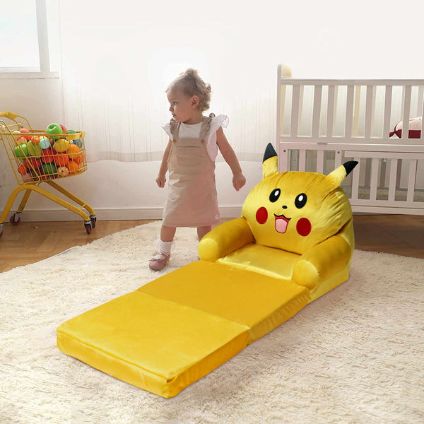 BG84-Yellow Pikachu Sofa Come Bed