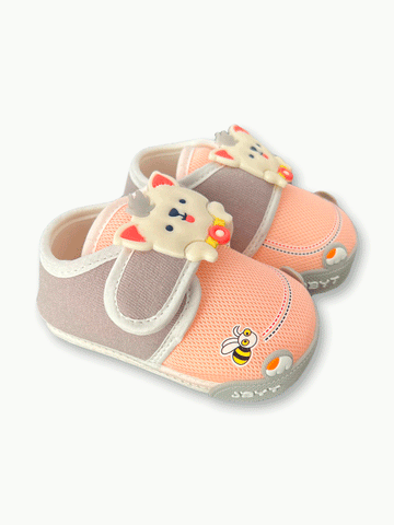 Character Baby Shoe (3-18M) - Peach