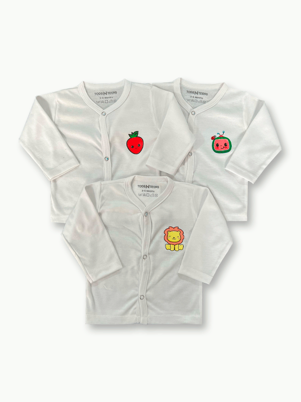 VP34-Pack of 3 Character Vest (0-9M)