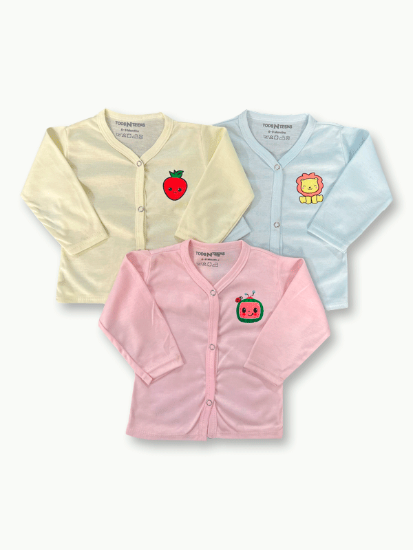 VP34-Pack of 3 Character Vest (0-9M)