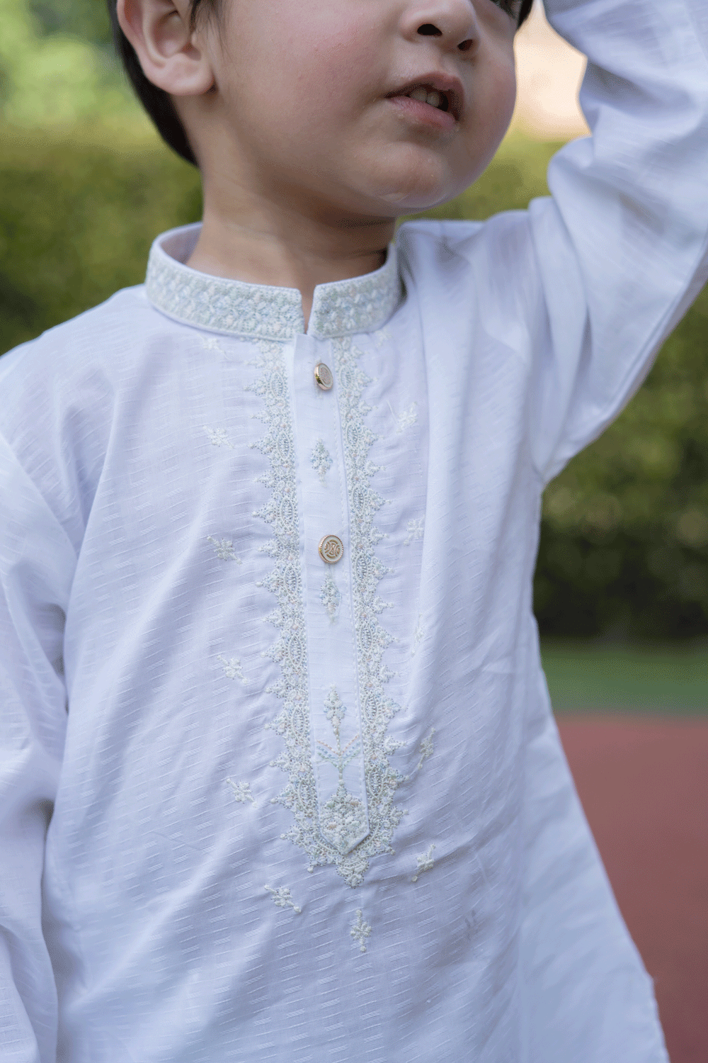 White Lawn 2 piece set (6M-7Y)