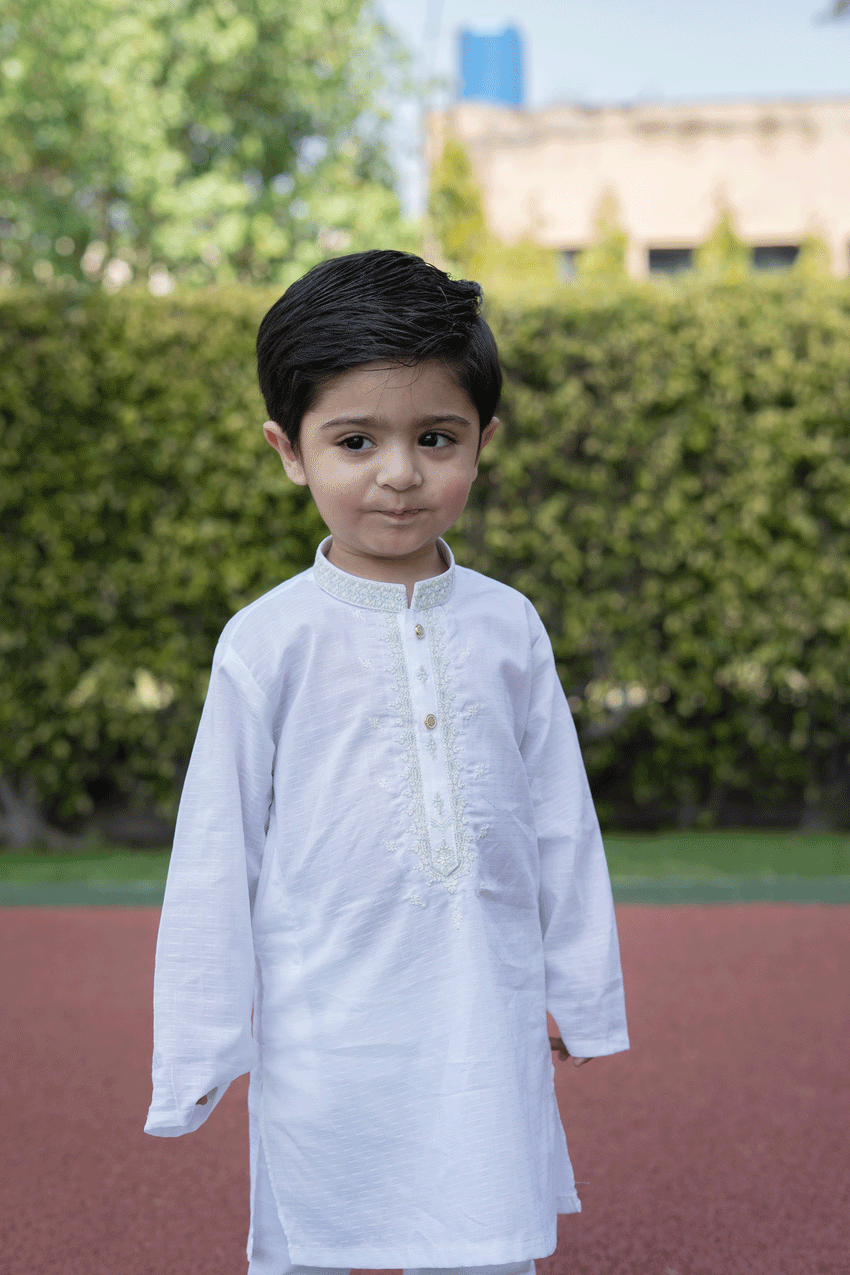 White Lawn 2 piece set (6M-7Y)