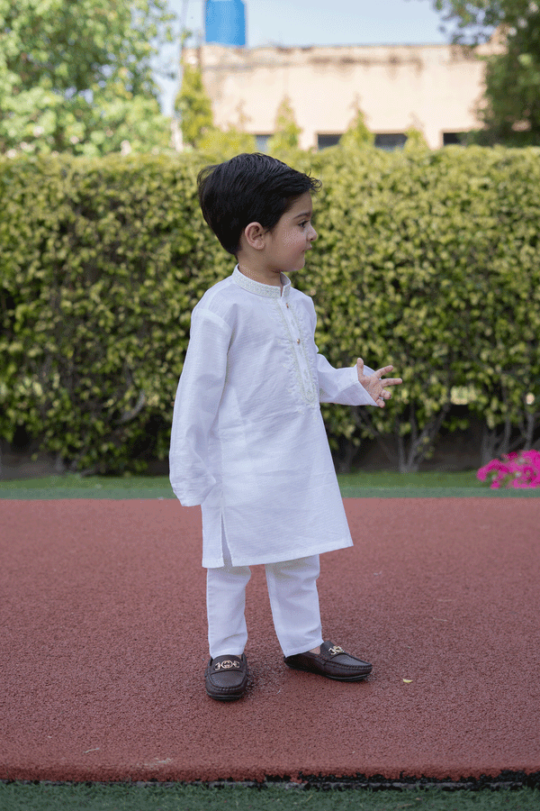 White Lawn 2 piece set (6M-7Y)