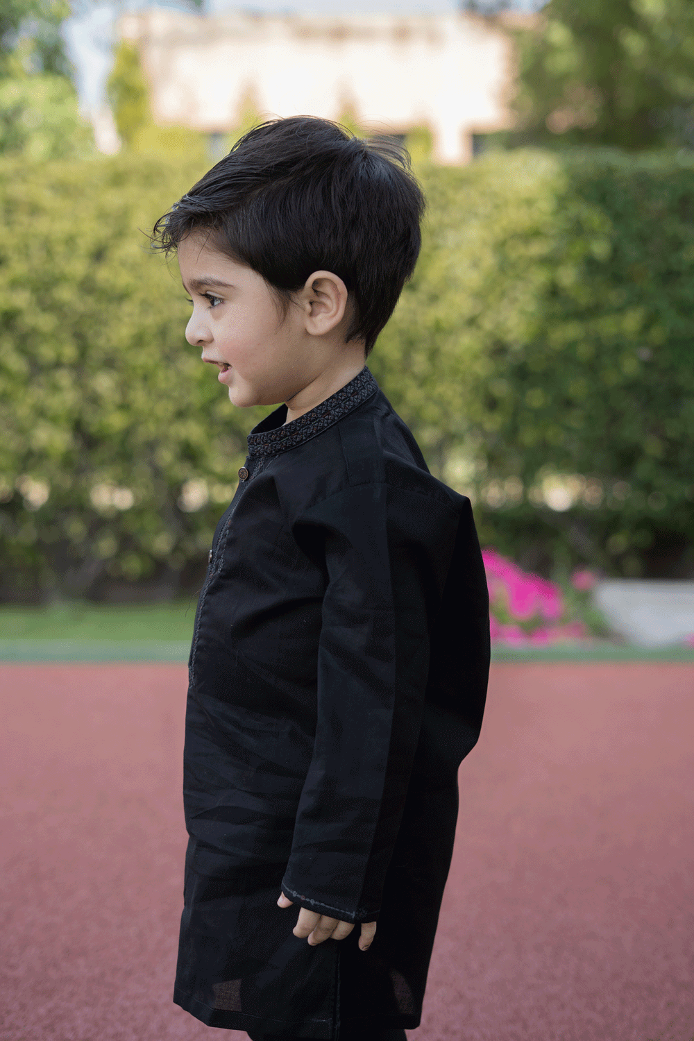 Black Lawn 2 piece set (6M-7Y)