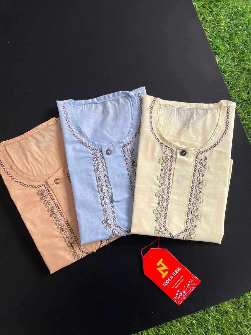 Pack of 3 Kurta Pajama (Assorted)