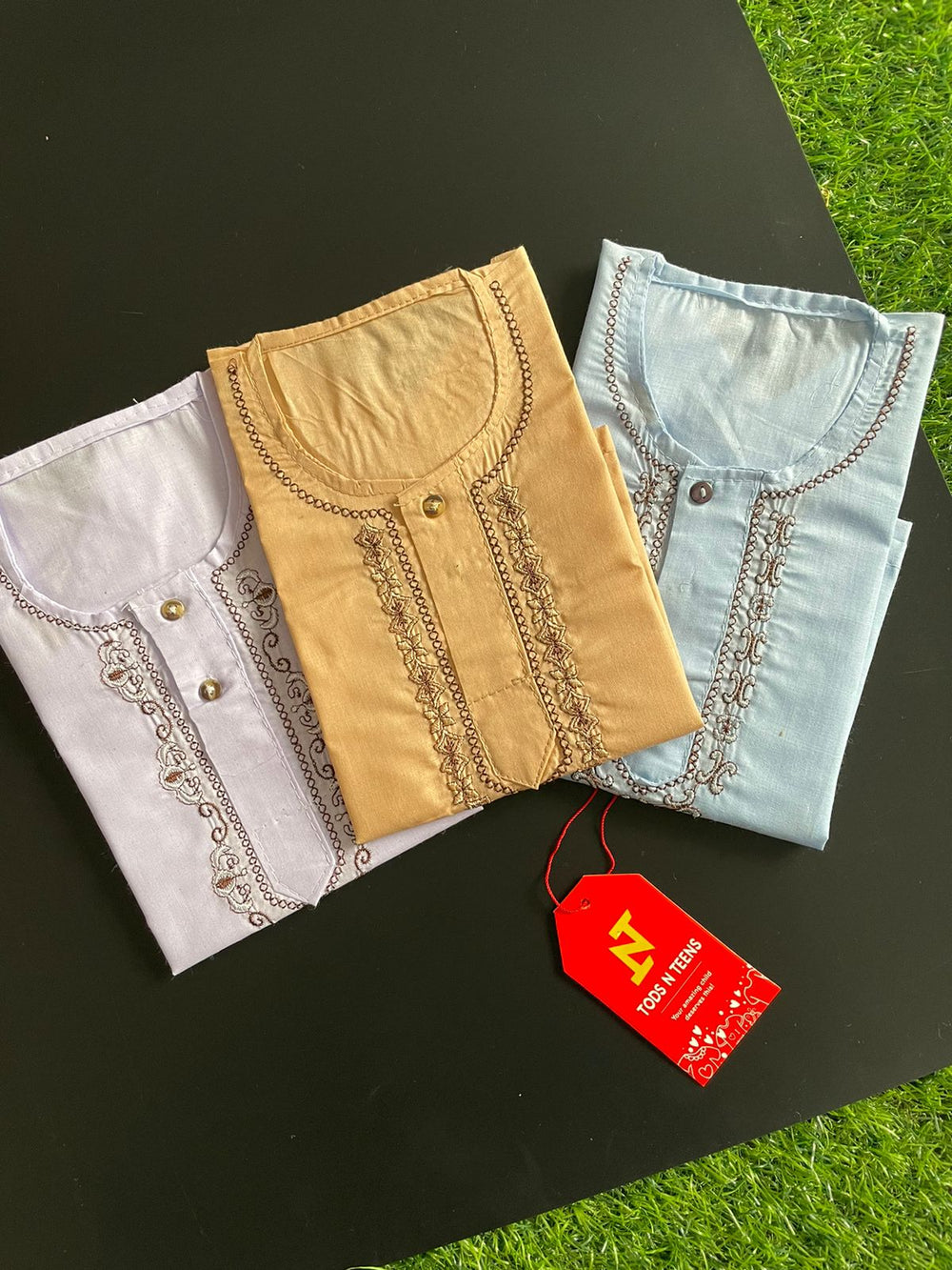 Pack of 3 Kurta Pajama (Assorted)