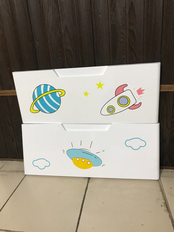 Space Theme 6 Layers Wardrobe