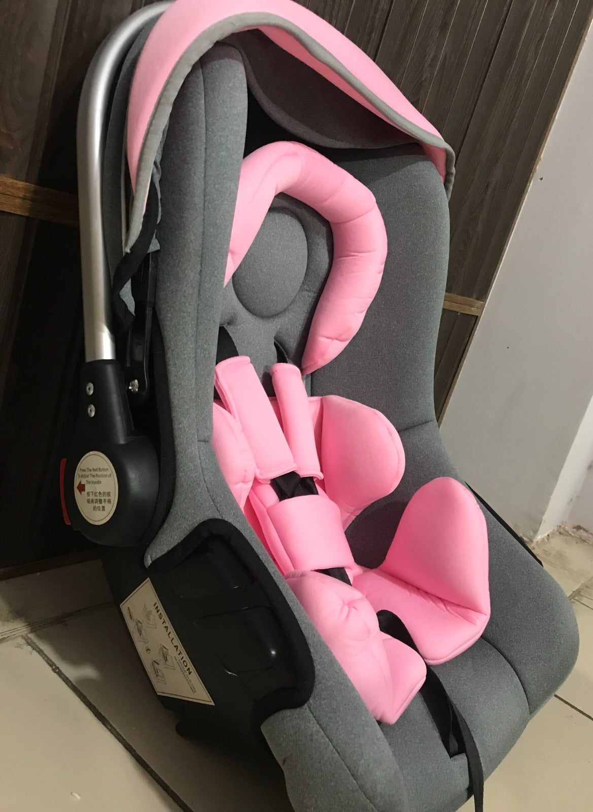 Pink Carry Cot C001