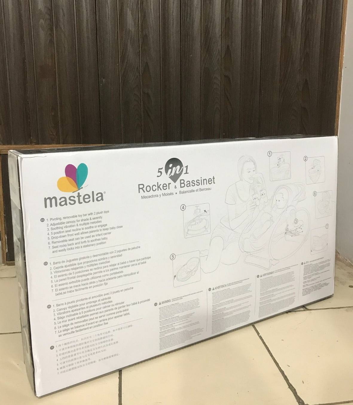 Mastela 5 in 1 Rocker & Bassinet 6037