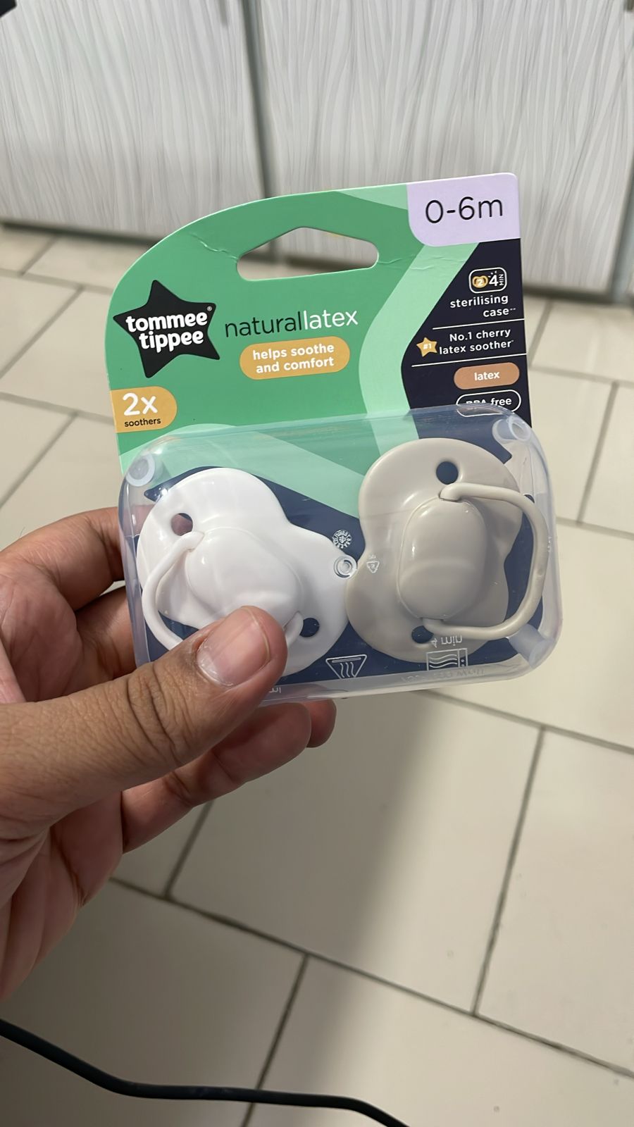 Soother 2-PK Tommee Tippee 0-6M - 433532