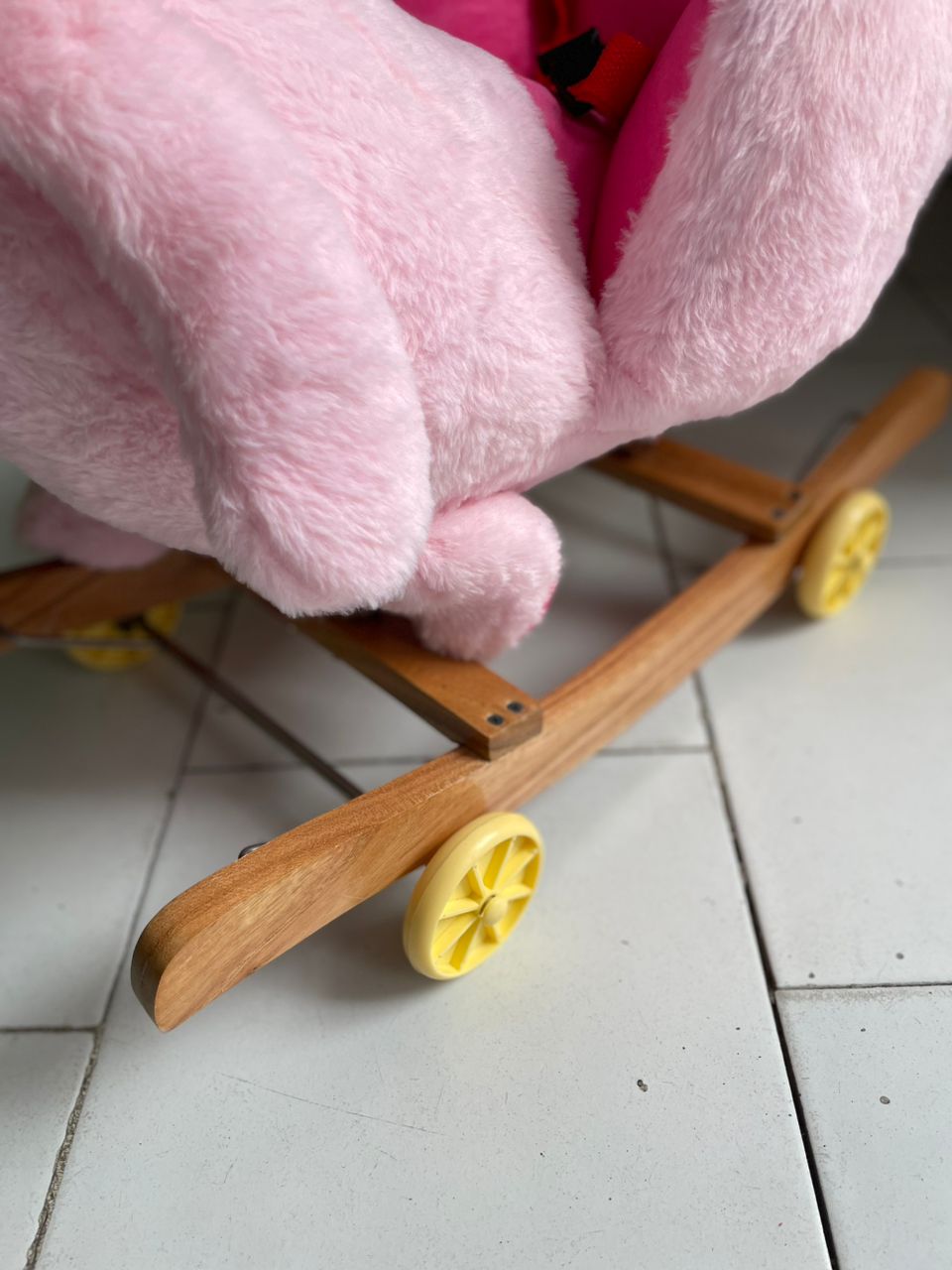 2in1 ride Rocker for Children Pink Bear-BZ