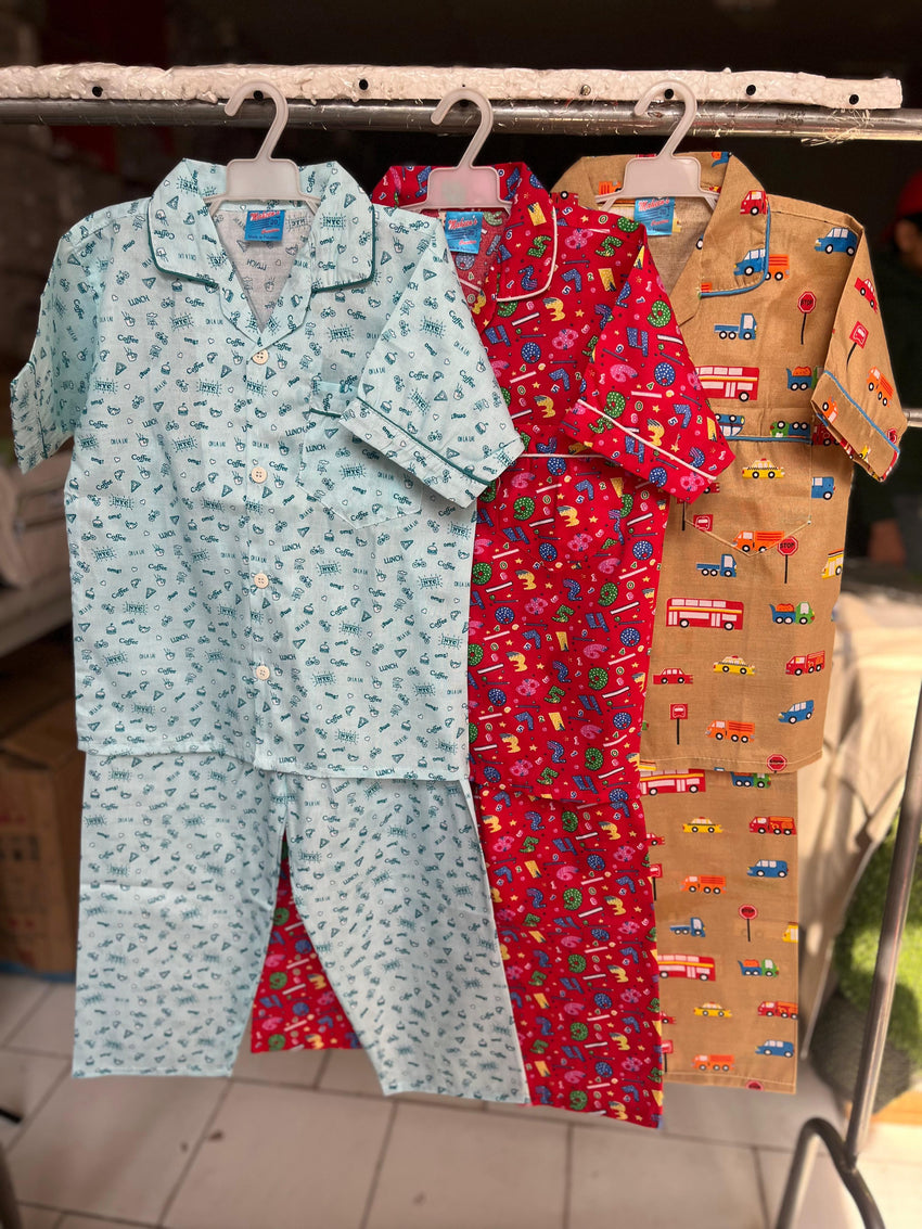 OS49-Assorted Summer Boy NightSuit (6-8 Years)