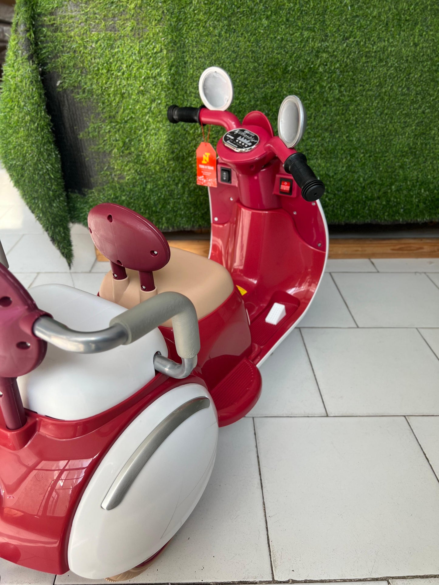 Double Seat Vespa Electric Scooter-AQ-9118