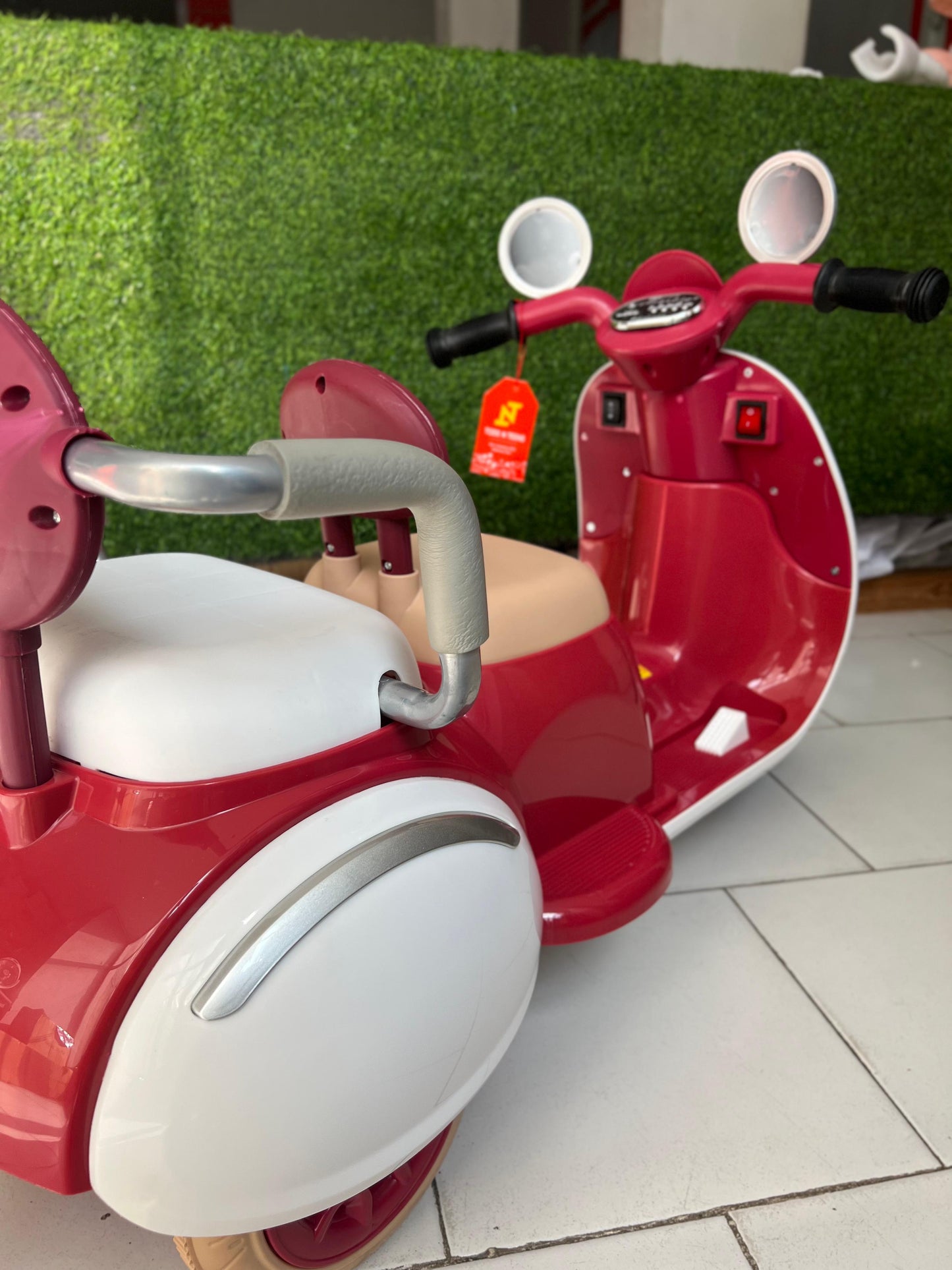 Double Seat Vespa Electric Scooter-AQ-9118