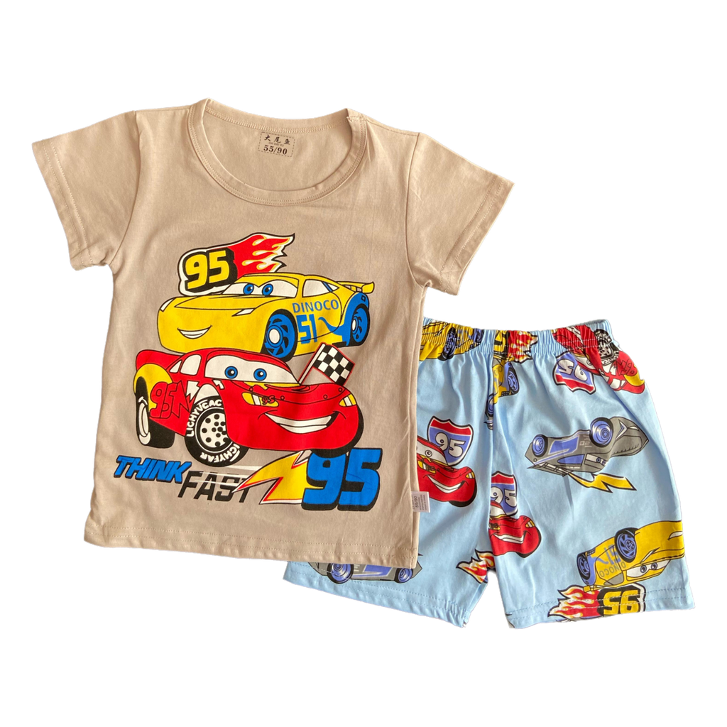 Cars Summer Short + Shirt Set