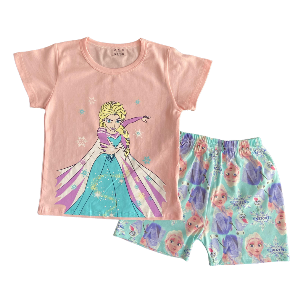 Princess Summer Short + Shirt Set
