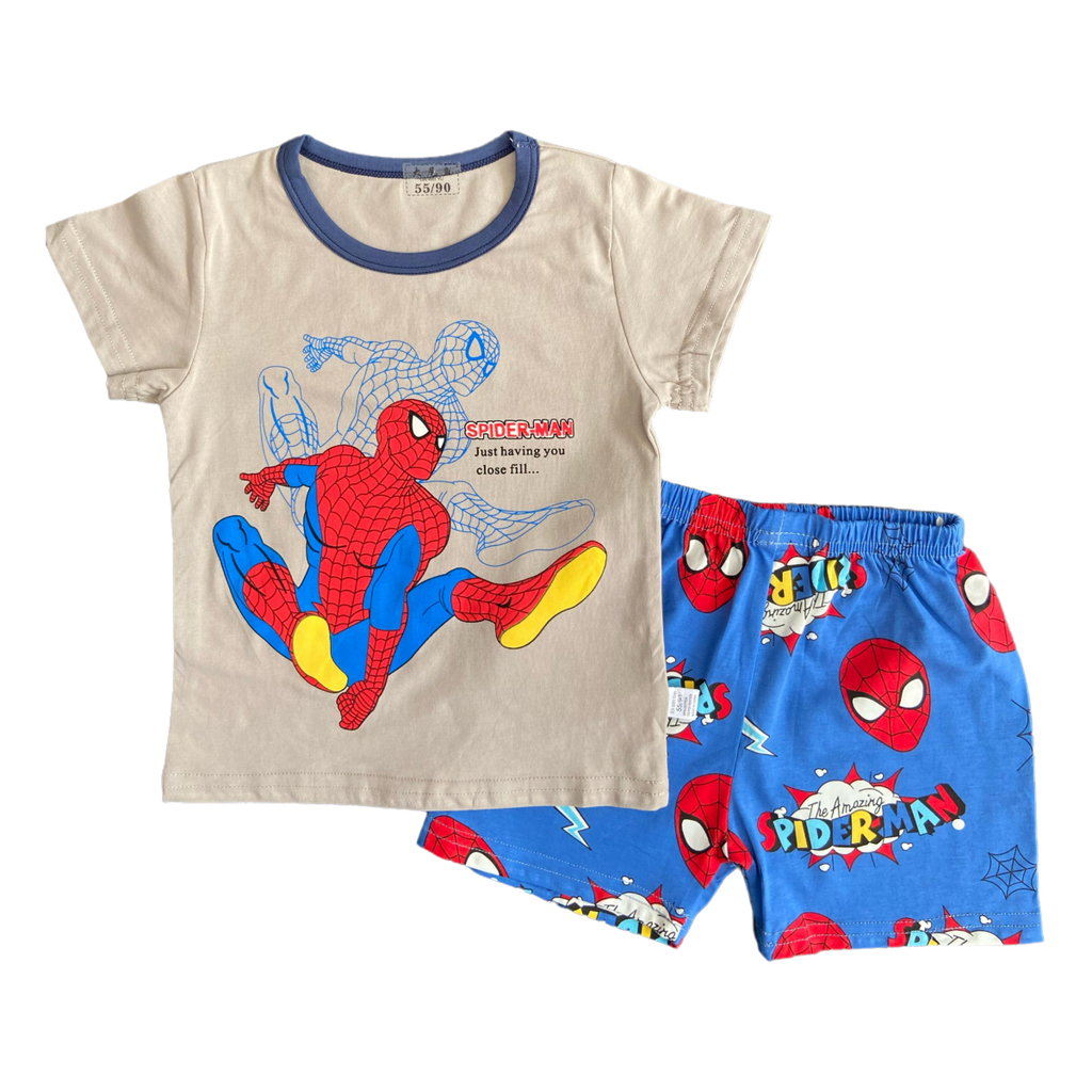 Spiderman Summer Short + Shirt Set