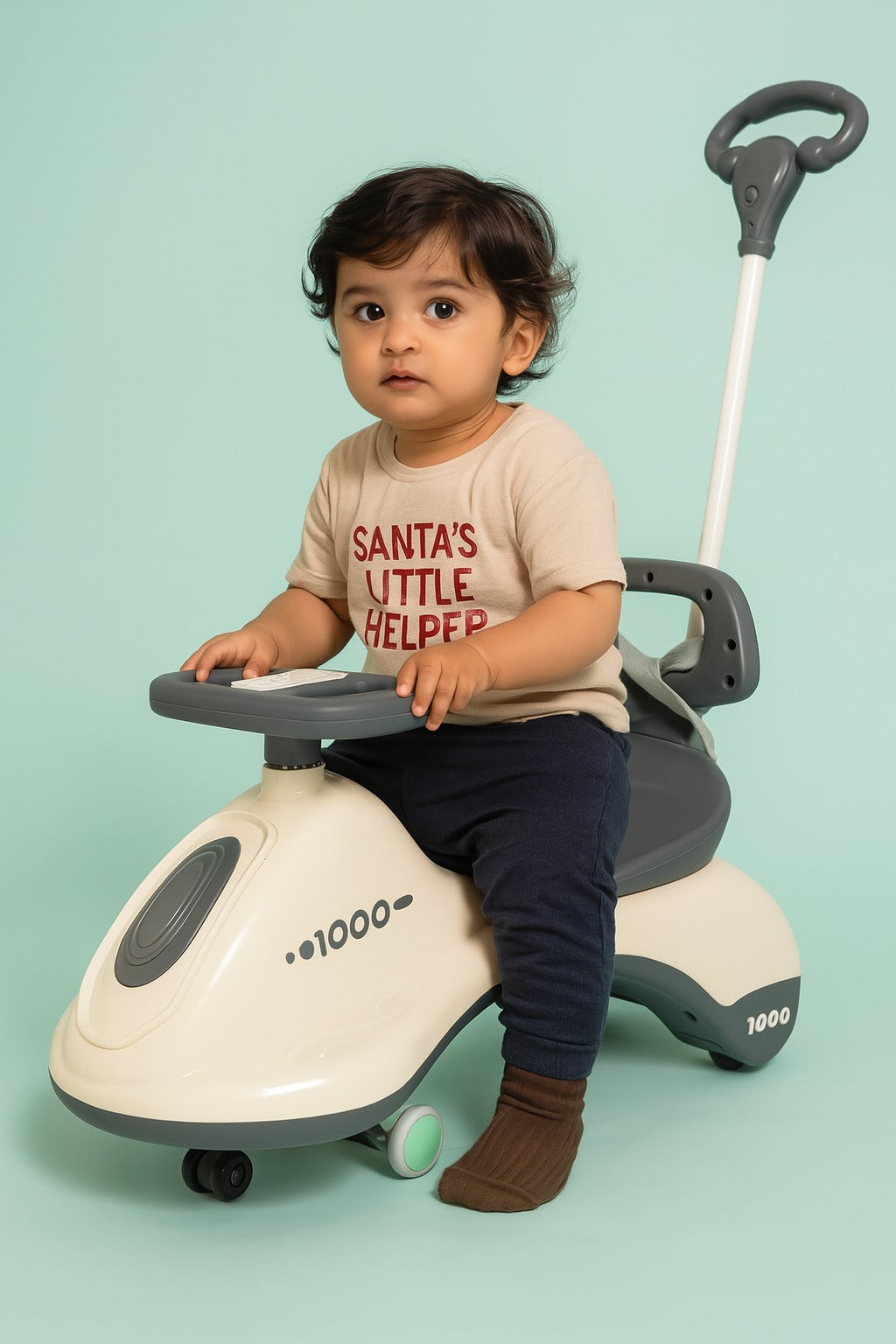 Wiggle Car push-on with Parental Handle-BZ-688-3T