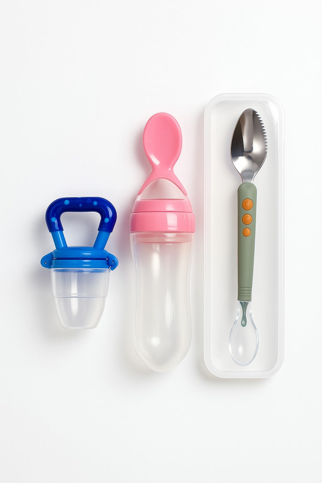 Scrapping Spoon + Food Soother + Spoon Feeder -  Combo Set
