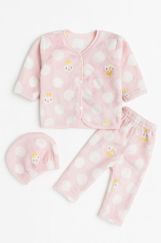 Cozy Winter Dress (0-3M)