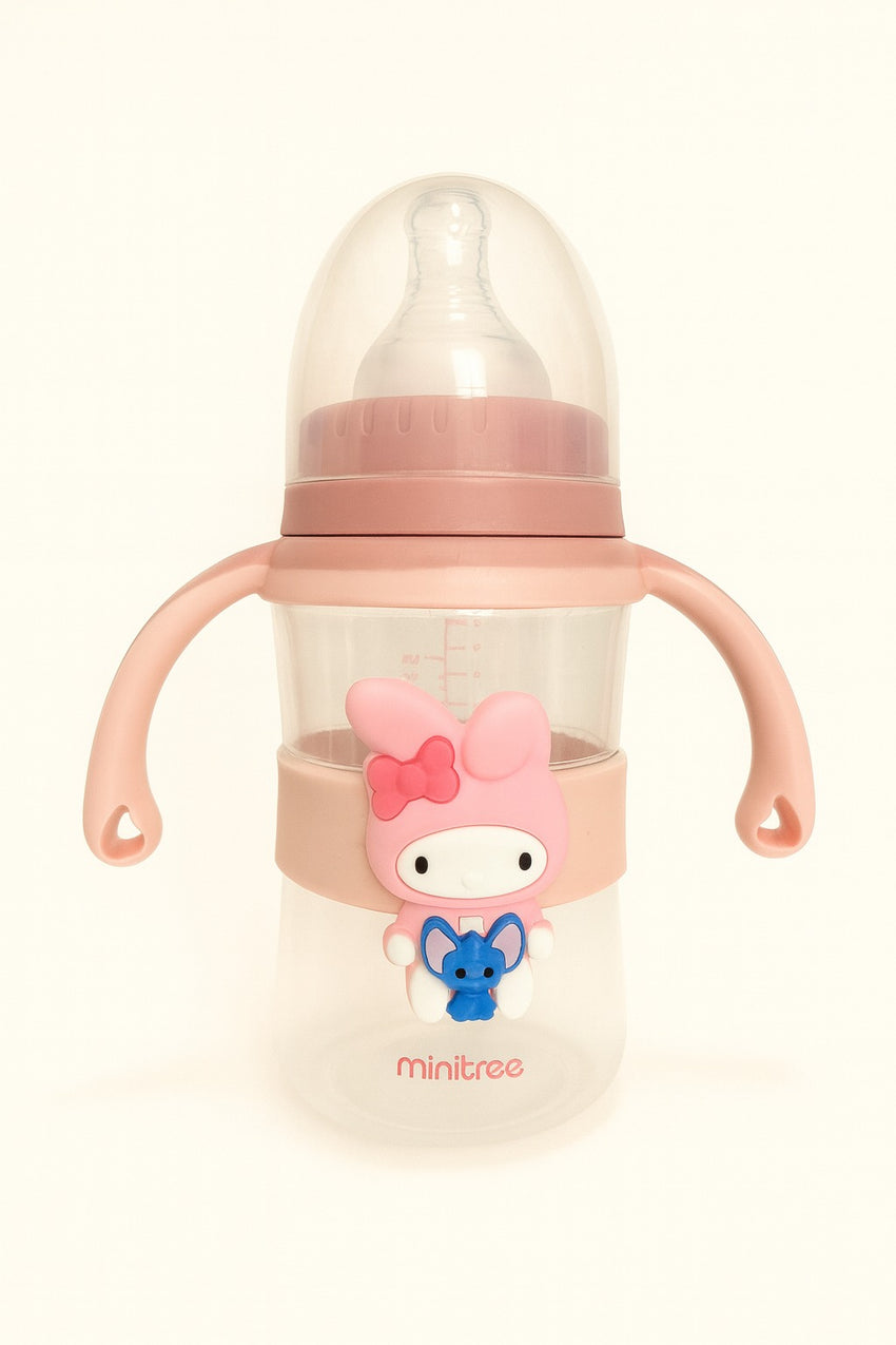 FE196-Bear baby feeding bottle 210ML