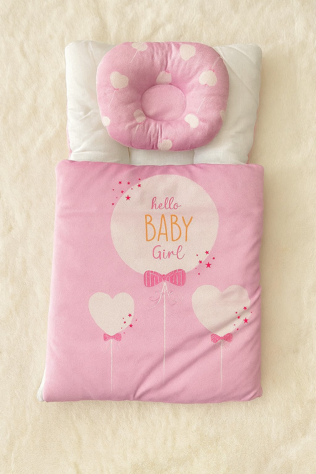 SHT447-Velvet Carry nest with Pillow