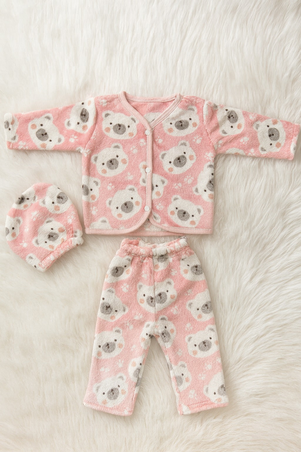 N1015-Cozy Winter Dress - (0-3M)