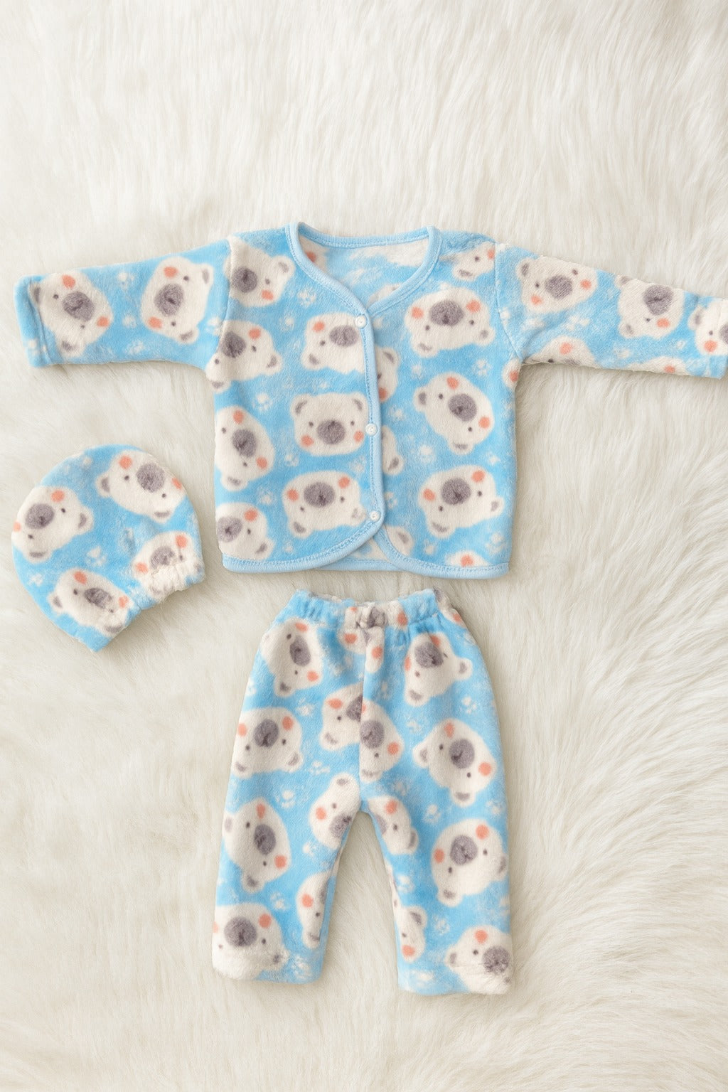 N1015-Cozy Winter Dress - (0-3M)