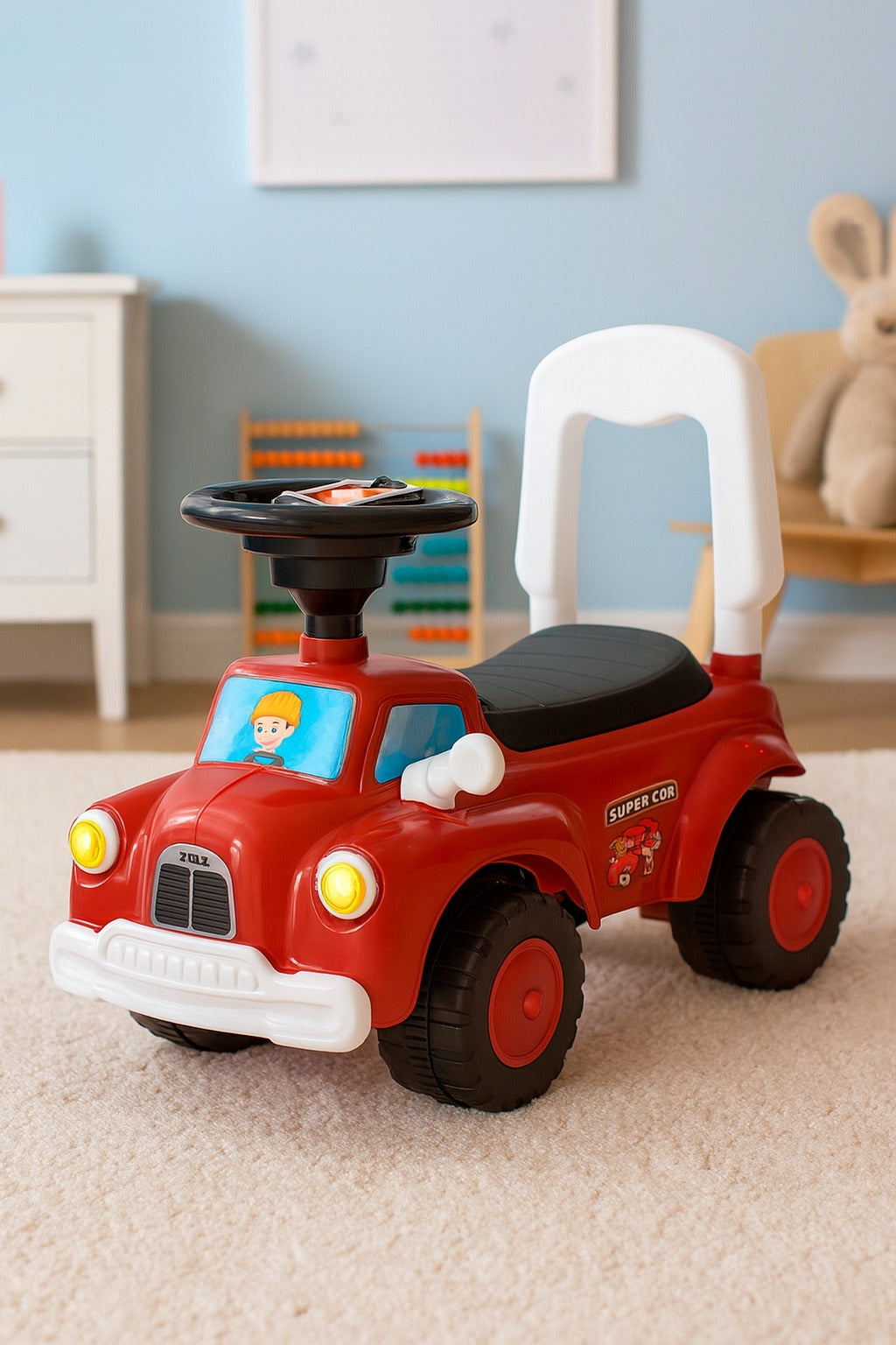A + B Truck Theme Kids Push-on Car - BZ-7658