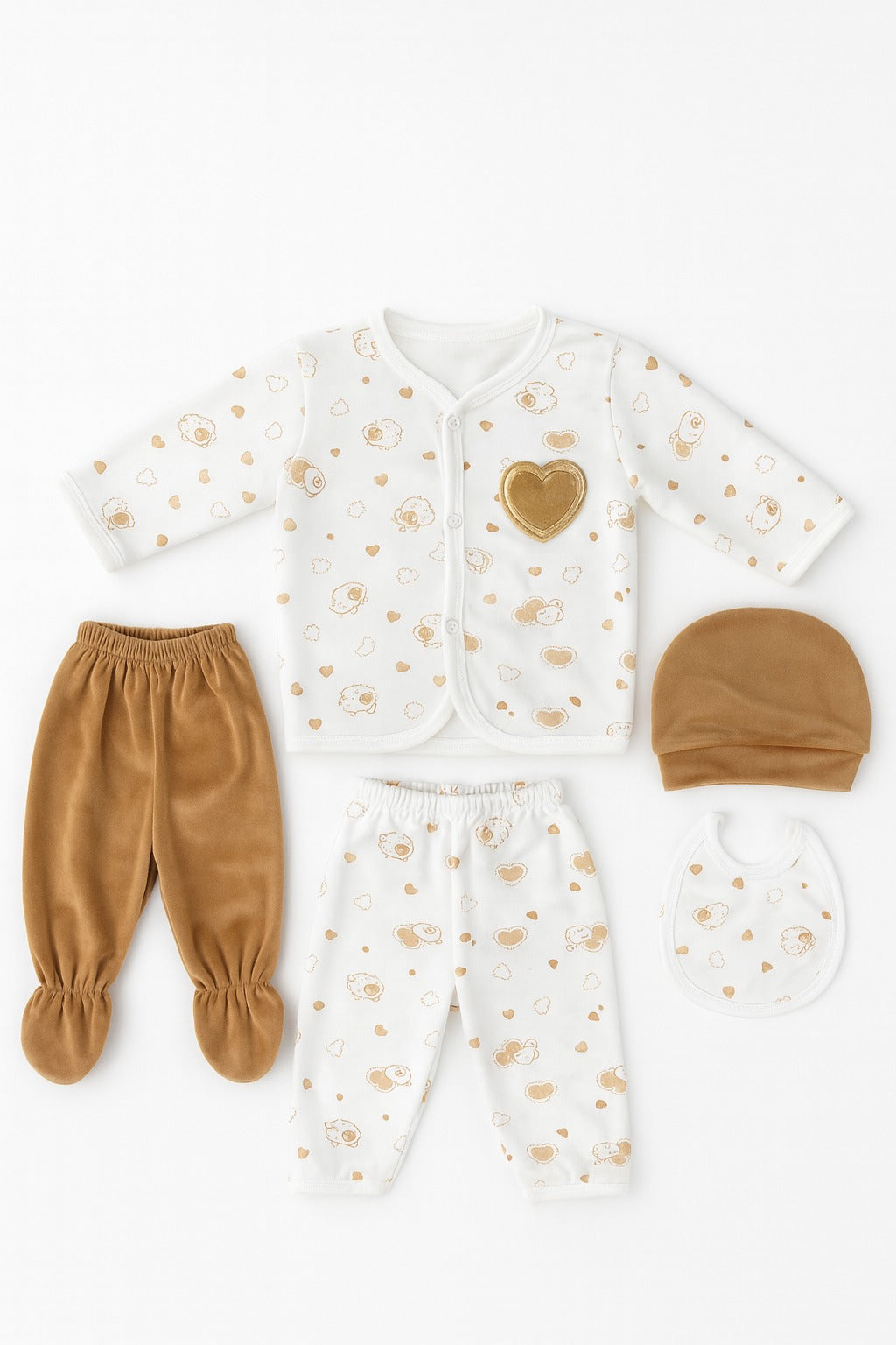 5 pieces winter Starter Sets (0-3M)