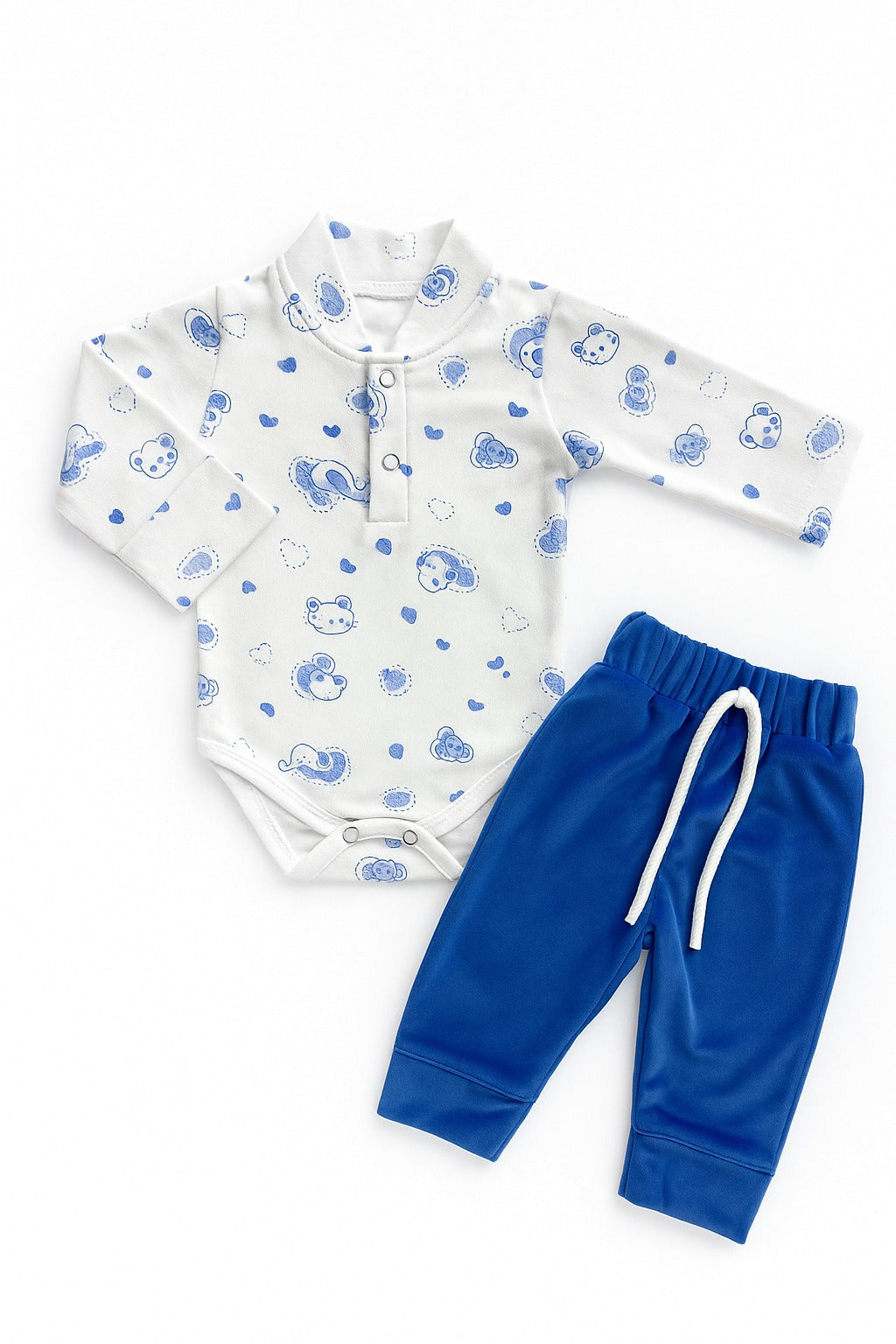 2 piece winter Romper + Trouser set