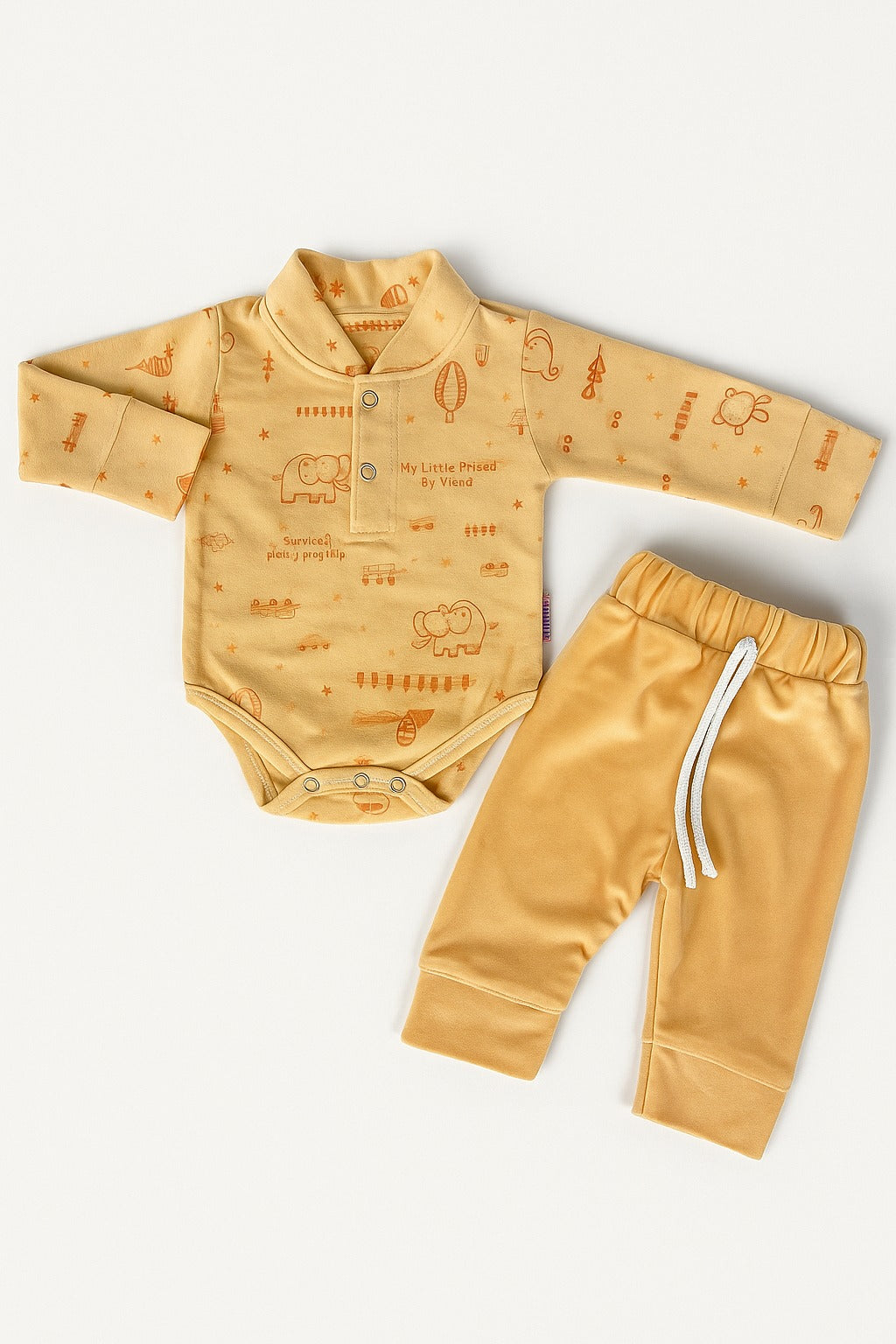 2 piece Winter Romper + Trouser Set (0-18M)