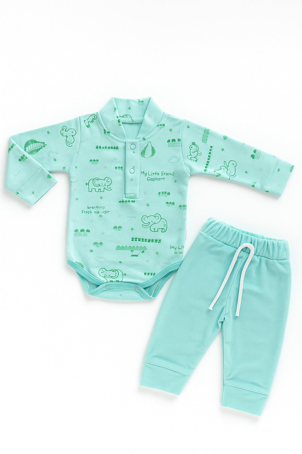 2 piece Winter Romper + Trouser Set (0-18M)