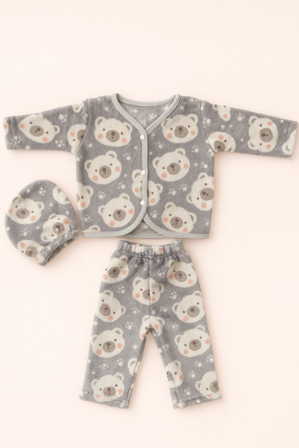 Cozy Winter Dress (0-3M)