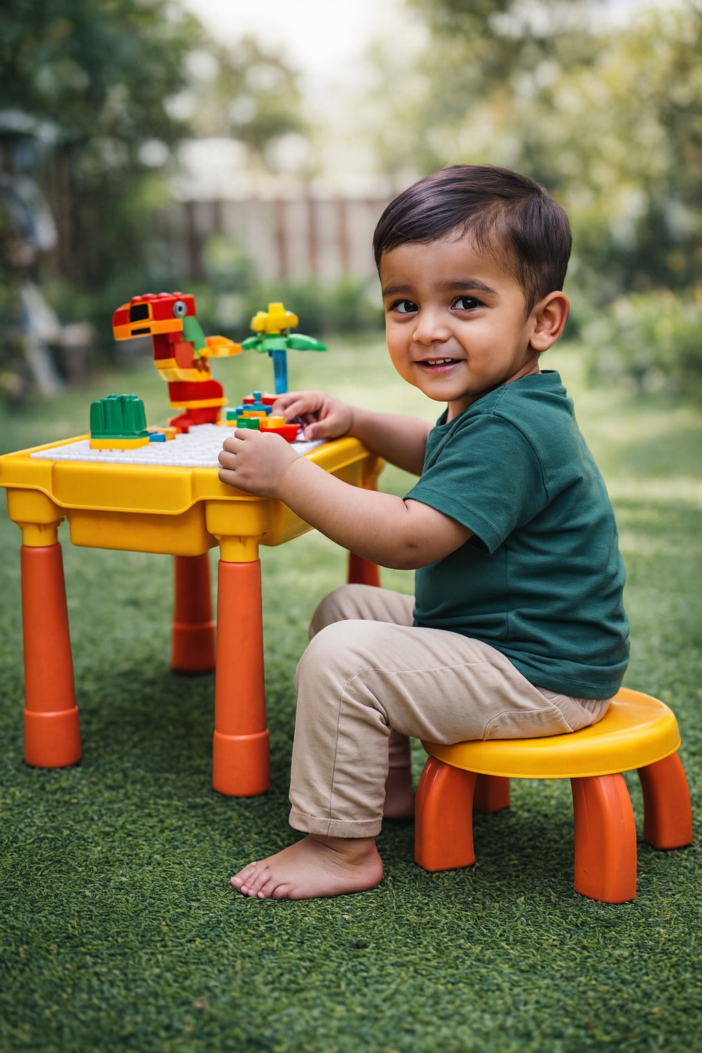 Building Blocks Table Multifunctional Puzzle Adventure Game - FF-LC-014