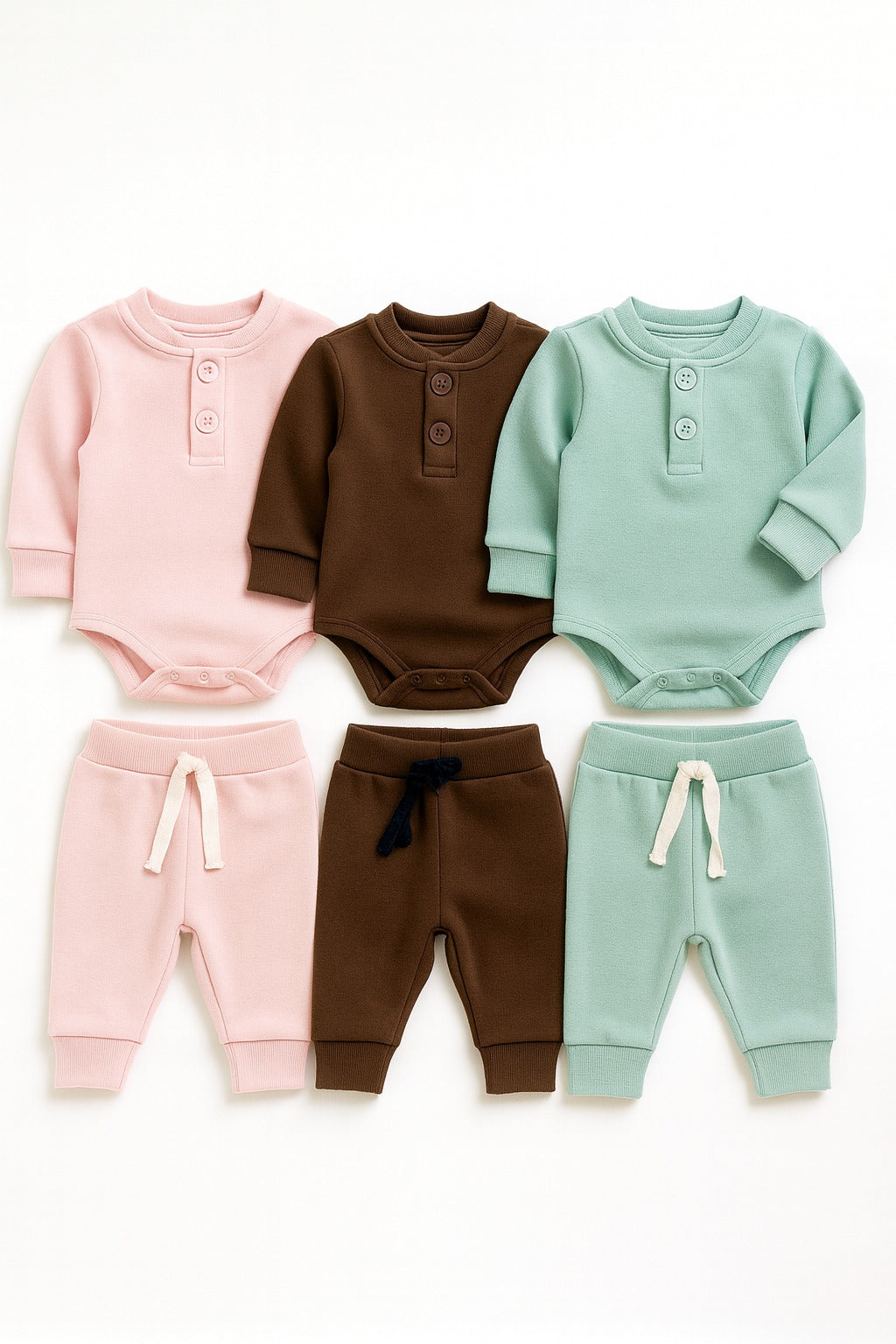 2-pc Ribbed Bodysuit + Trouser Set (3-36M)