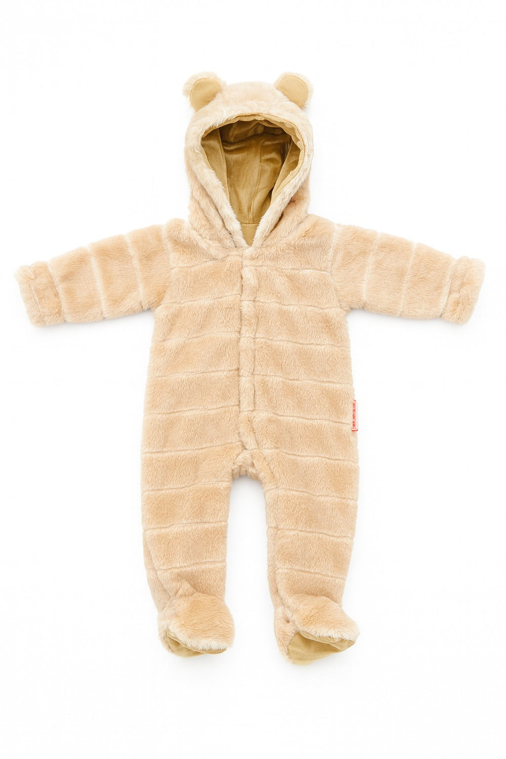 Footed Fur Romper (0-12M)