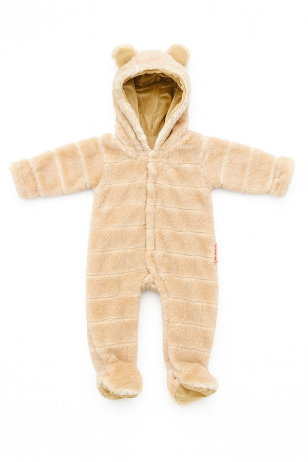 Footed Fur Romper (0-12M)